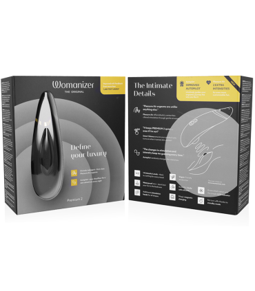 WOMANIZER PREMIUM 2 ESTIMULADOR DE CLITORIS NEGRO