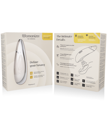 WOMANIZER PREMIUM 2 ESTIMULADOR DE CLITORIS GRIS