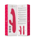 INTENSE DUA VIBRADOR MULTIFUNCION RECARGABLE UP DOWN CON LENGUA ROJO