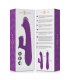 INTENSE IGGY VIBRADOR MULTIFUNCION RECARGABLE UP DOWN CON ESTIMULADOR DE CLITORIS MORADO