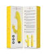 INTENSE TOKY VIBRADOR MULTIFUNCION RECARGABLE UP DOWN CON ESTIMULADOR DE CLITORIS AMARILLO