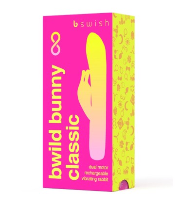 B SWISH BWILD BUNNY INFINITE CLASSIC VIBRADOR RECARGABLE SILICONA ROSA