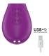 INTENSE APOLO VIBRADOR MULTIFUNCION RECARGABLE 7 VIBRACIONES CON LENGUA OSCILANTE MORADO