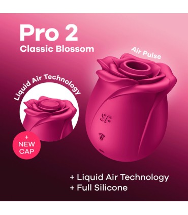 SATISFYER AIR PULSE PRO 2 CLASSIC BLOSSOM VIBRADOR