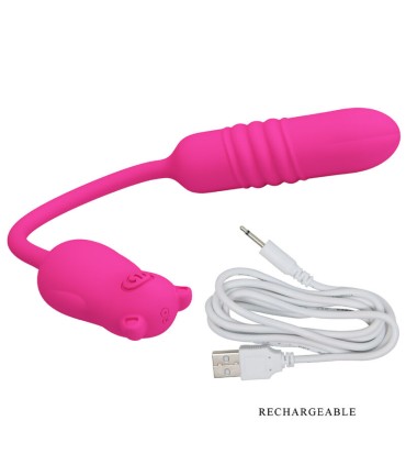 PRETTY LOVE NOBIKUMA BALA VIBRADORA DE SILICONA ROSA