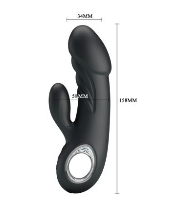 PRETTY LOVE ANSEL VIBRADOR ESTIMULADOR PUNTO G Y CLITORIS