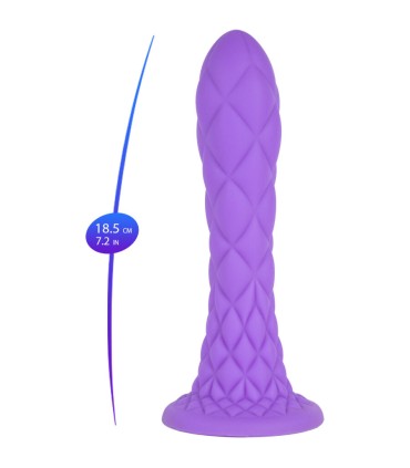 SILEXD DREAMY DILDO FANTASY SILICONA LIQUIDA TERMOREACTIVO VIOLETA 185 CM