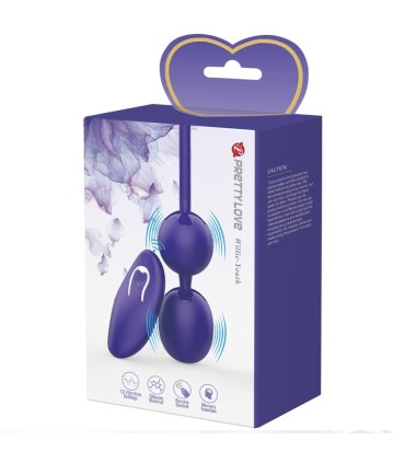 PRETTY LOVE WILLIE YOUTH BOLAS CONTROL REMOTO VIBRACION VIOLETA