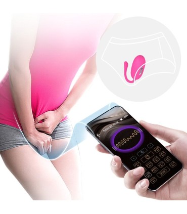 PRETTY LOVE DOREEN HUEVO VIBRADOR RECARGABLE MAGENTA CONTROL REMOTO