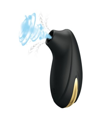 PRETTY LOVE SUCCIONADOR MASAJEADOR DE LUJO RECARGABLE NEGRO