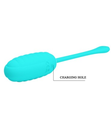 PRETTY LOVE KIRK HUEVO VIBRADOR RECARGABLE VERDE CLARO