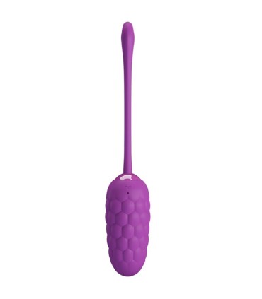 PRETTY LOVE HUEVO VIBRADOR CON TEXTURA MARINA RECARGABLE MORADO