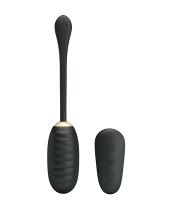 PRETTY LOVE DOREEN HUEVO VIBRADOR DE LUJO RECARGABLE NEGRO CONTROL REMOTO