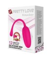 PRETTY LOVE - KNUCKER HUEVO VIBRADOR RECARGABLE ROSA