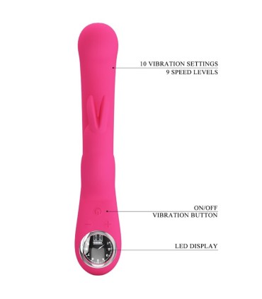 PRETTY LOVE LAMAR VIBRADOR RABBIT PUNTO G ROSA