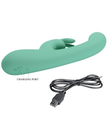 PRETTY LOVE LAMAR VIBRADOR RABBIT PUNTO G VERDE