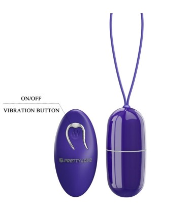PRETTY LOVE ARVIN YOUTH HUEVO VIBRADOR CONTROL REMOTO VIOLETA
