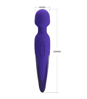 PRETTY LOVE ANTONY YOUTH VIBRADOR WAND EFECTO CALOR VIOLETA