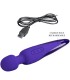PRETTY LOVE ANTONY YOUTH VIBRADOR WAND EFECTO CALOR VIOLETA