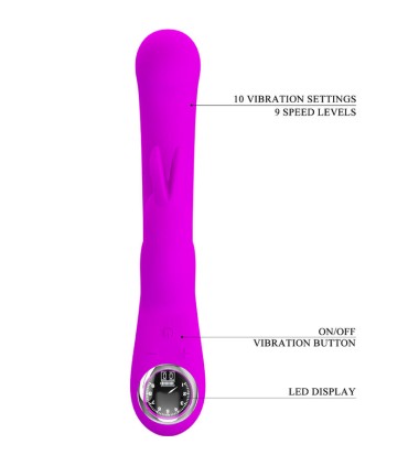 PRETTY LOVE LAMAR VIBRADOR RABBIT PUNTO G VIOLETA