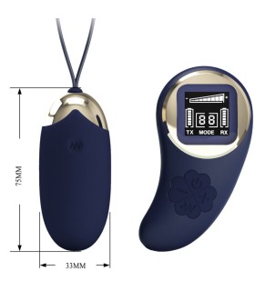 PRETTY LOVE MINA HUEVO VIBRADOR CONTROL REMOTO AZUL