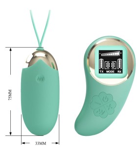 PRETTY LOVE MINA HUEVO VIBRADOR CONTROL REMOTO VERDE