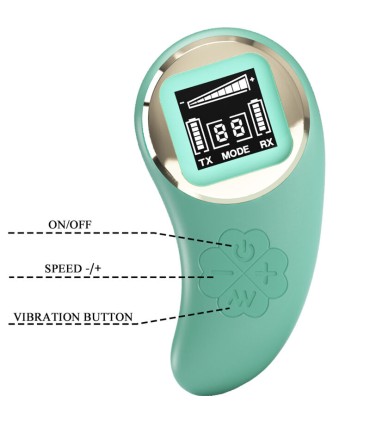 PRETTY LOVE MINA HUEVO VIBRADOR CONTROL REMOTO VERDE