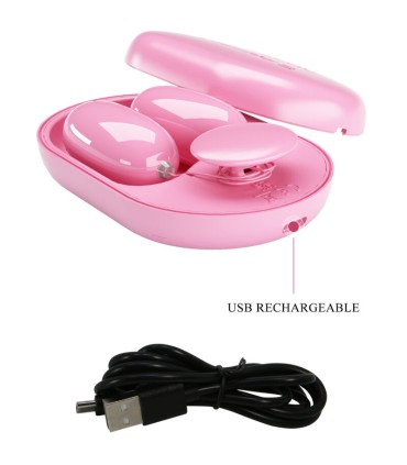 PRETTY LOVE FUN BOX BALA VIBRADORA ROSA