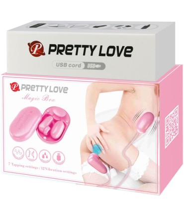 PRETTY LOVE MAGIC BOX BALA VIBRADORA ESTIMULADOR ROSA