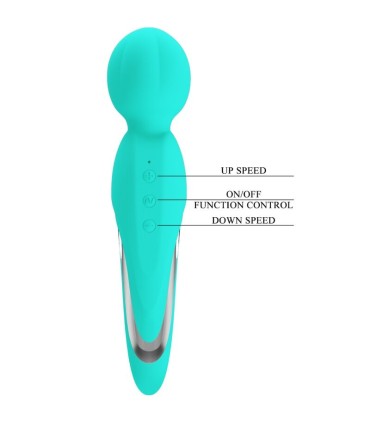 PRETTY LOVE WALTER VIBRADOR WAND VERDE AGUA