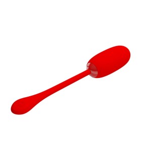 PRETTY LOVE JULIUS HUEVO VIBRADOR IMPERMEBLE RECARGABLE ROJO