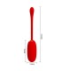 PRETTY LOVE JULIUS HUEVO VIBRADOR IMPERMEBLE RECARGABLE ROJO