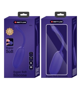 PRETTY LOVE JULIUS HUEVO VIBRADOR IMPERMEBLE RECARGABLE LILA