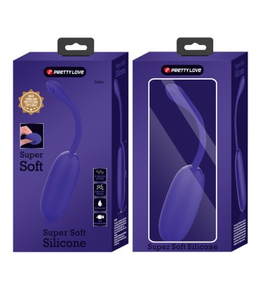 PRETTY LOVE JULIUS HUEVO VIBRADOR IMPERMEBLE RECARGABLE LILA