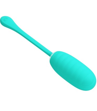 PRETTY LOVE KIRK HUEVO VIBRADOR RECARGABLE VERDE AGUA