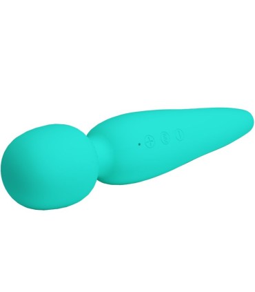 PRETTY LOVE MEREDITH MASAJEADOR 12 MODOS VIBRACION VERDE AGUA