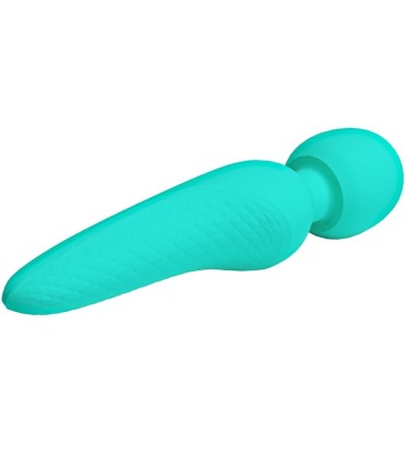 PRETTY LOVE MEREDITH MASAJEADOR 12 MODOS VIBRACION VERDE AGUA