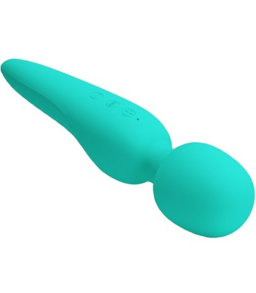 PRETTY LOVE MEREDITH MASAJEADOR 12 MODOS VIBRACION VERDE AGUA