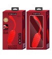 PRETTY LOVE - HUEVO VIBRADOR CON TEXTURA MARINA RECARGABLE ROJO