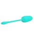 PRETTY LOVE HUEVO VIBRADOR CON TEXTURA MARINA RECARGABLE VERDE AGUA