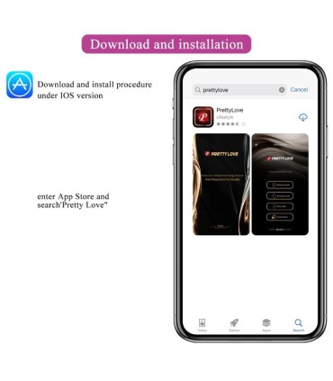 PRETTY LOVE CATALINA VIBRADOR APP CONTROL REMOTO LILA