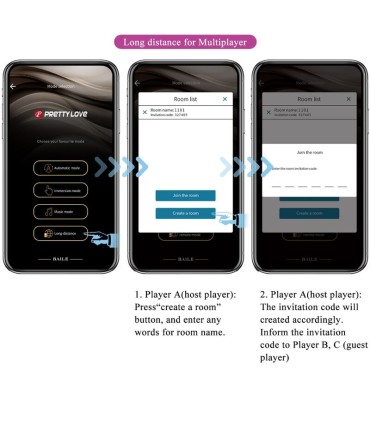 PRETTY LOVE CATALINA VIBRADOR APP CONTROL REMOTO LILA