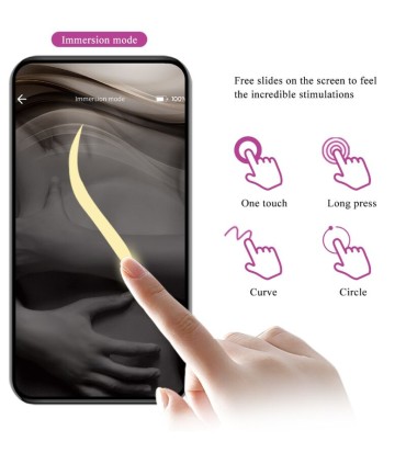 PRETTY LOVE CATALINA VIBRADOR APP CONTROL REMOTO LILA