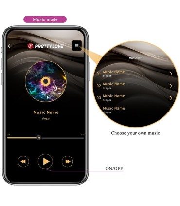 PRETTY LOVE ELVIRA KEGEL BALLS APP CONTROL REMOTO MORADO