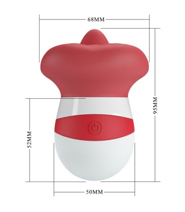 PRETTY LOVE MINA ESTIMULADOR LENGUA ROJO CLARO