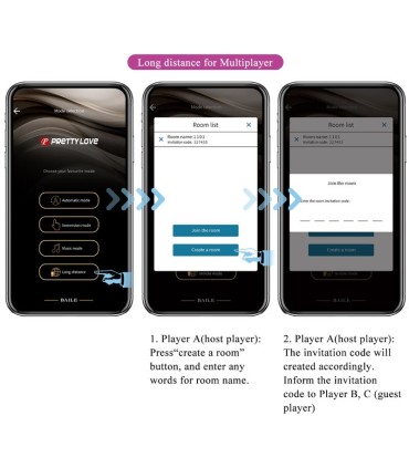 PRETTY LOVE AUGUST VIBRADOR DOBLE PLACER APP REMOTE