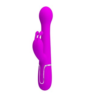 PRETTY LOVE DEJON VIBRADOR RABBIT 3 EN 1 MULTIFUNCION VIOLETA