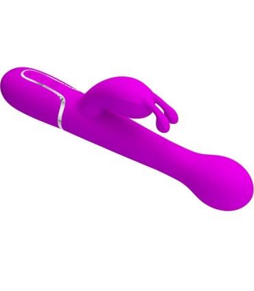 PRETTY LOVE DEJON VIBRADOR RABBIT 3 EN 1 MULTIFUNCION VIOLETA