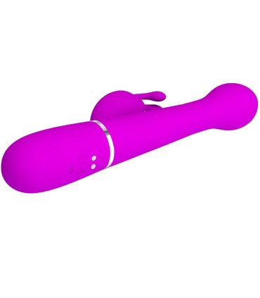 PRETTY LOVE DEJON VIBRADOR RABBIT 3 EN 1 MULTIFUNCION VIOLETA