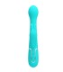 PRETTY LOVE DEJON VIBRADOR RABBIT 3 EN 1 MULTIFUNCION VERDE AGUA